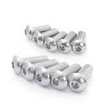 For Harley Sportster Dyna Softail Touring Front 5/16-18x3/4 & Rear 3/8-16x1 Brake Rotor Bolts Kit