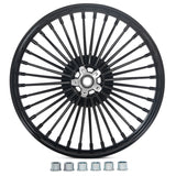 Front Rear Dual Disc Fat Spoke Wheels for Harley Softail Standard / Custom / Night Train / Springer 2000-2010