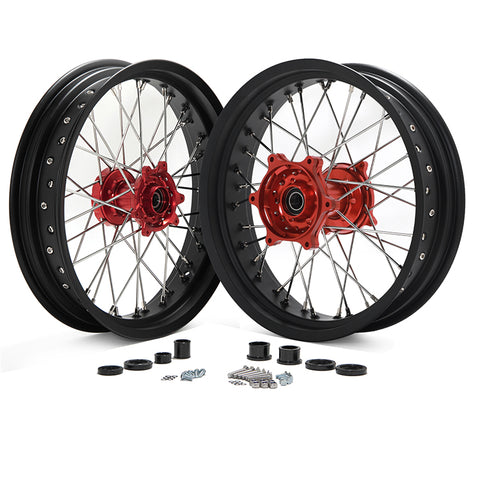 For Surron Storm Bee 17"x3.5" & 17"x4.25" Front Rear Wheel Rim Hub Set Flange Spacers