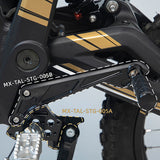 For Talaria Sting / Talaria Sting MX3 / Talaria Sting R MX4 / Talaria Sting MX5 Pro Front Rear Foot Peg Pedal Bracket Set