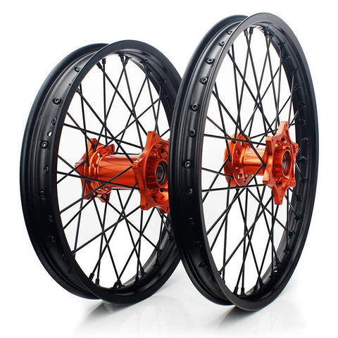 Aluminum Front Rear Spoke Wheel Set for KTM 125-450 SX / SX-F / XC / XC-F 2012-2014