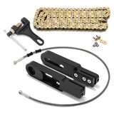 For Yamaha FZ-09 2014-2017 / MT-09 FJ-09 XSR900 2014-2020 6-9 Inch Swingarm Extensions Brake Line Chain Remover Kit
