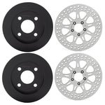 For Harley Davidson Trike FLHTCUTG Glide Ultra Classic 09-13  FLHXXX Street Glide 10-11 Front & Rear Brake Disc Rotor