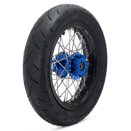 For Talaria Sting / Talaria XXX / Talaria Sting MX3 / Talaria Sting R MX4 Supermoto 12 / 14 Inch Front Rear Wheel Rims Hubs Tires Set