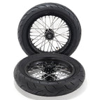 12 Inch Front+Rear / Black