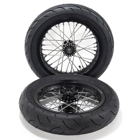 For Talaria Sting / Talaria XXX / Talaria Sting MX3 / Talaria Sting R MX4 Supermoto 12'' 14'' Front Rear Wheel Rims Hubs Tires Set