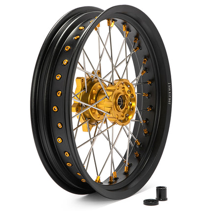 17" Front & Rear Spoked Wheel Rim Hub Set for Suzuki DR650SE 1996-2024