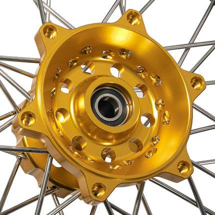 17" Front & Rear Spoked Wheel Rim Hub Set for Suzuki DR650SE 1996-2024