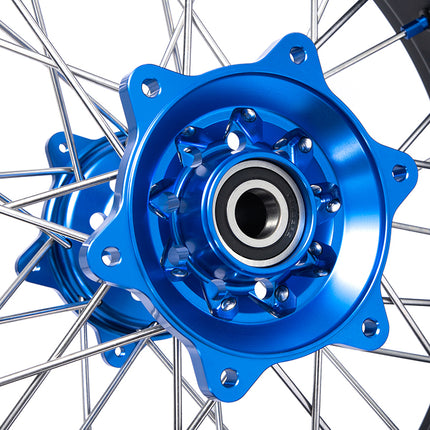 Front & Rear Spoked Wheel Rim Hub Set for Yamaha YZ125 / YZ250 1992-2025