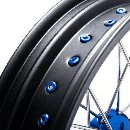 Front & Rear Spoked Wheel Rim Hub Set for Yamaha YZ125 / YZ250 1992-2025