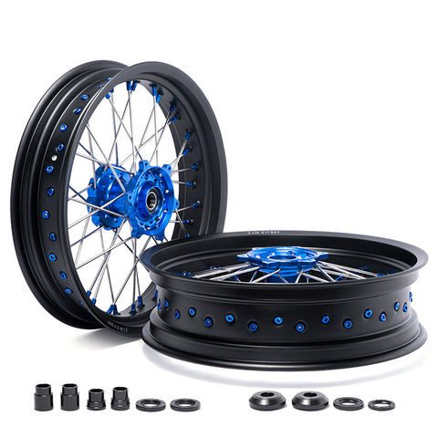 17” 21” Front 17” 19” 18” Rear Spoked Wheel Rim Hub Set for Yamaha YZ 125 / YZ 250 1992-2025