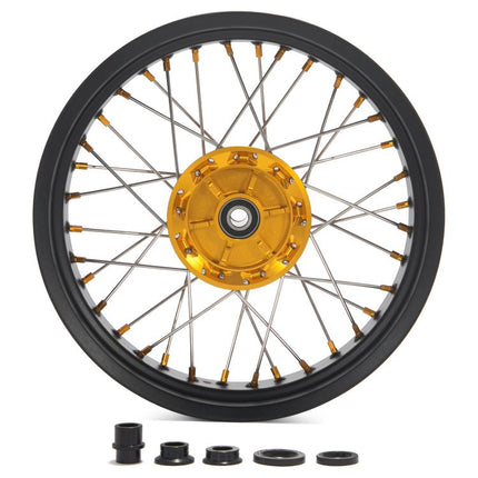 Aluminum 17" Front Rear Wheel Rim Hub Set for Suzuki DRZ400SM 2000-2024