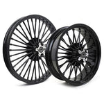 Front Rear Cast Wheel Set Fat Spoke for Harley Dyna Wide Glide Super Glide Street Bob Low Rider 2008-2017