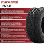 2pcs 19x7-8 6 Ply ATV / UTV All Terrain Tires