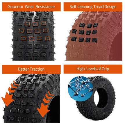 2pcs 19x7-8 6 Ply ATV / UTV All Terrain Tires