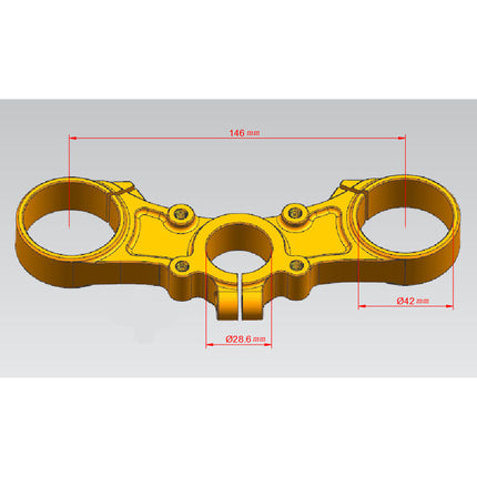 For Talaria XXX Upper Triple Tree Clamp Aluminum