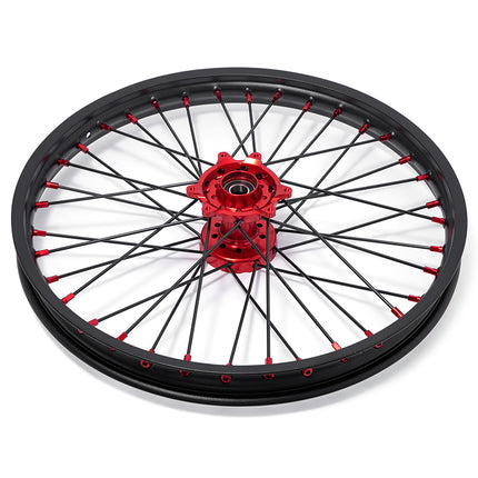 For Honda CRF250R 2004-2013 / CRF450R 2002-2012 21x1.6 Front 19x2.15 Rear Spoked Wheel Rim Hub Rotor Kit