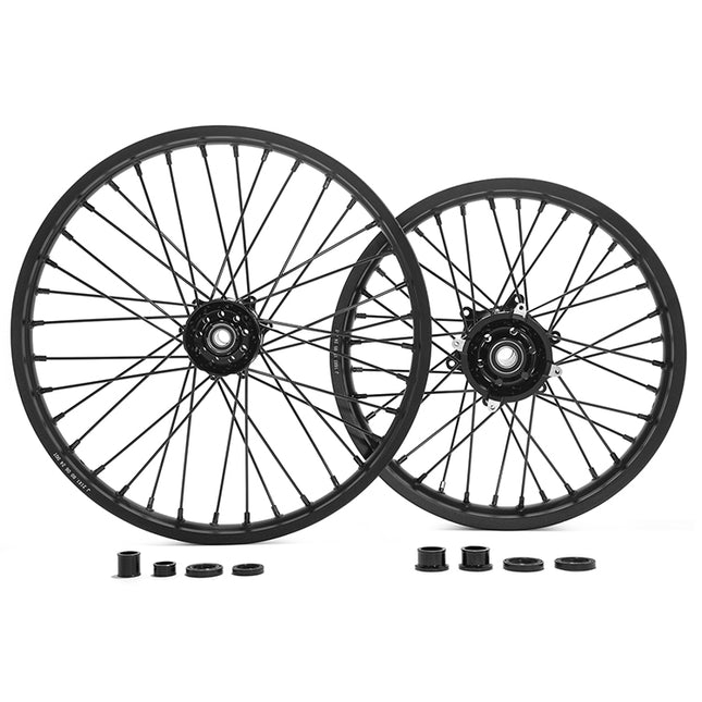 21" / 17" Front 18" / 19" / 17" Rear Spoked Wheel Set for Honda CR125 CR250 2002-2007 / CRF250R 2004-2013 / CRF450R 2002-2012 / Surron Storm Bee