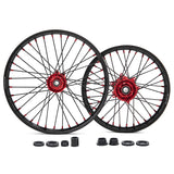 21''X1.6'' Front 18''X2.15'' Rear Spoked Wheel Set for Honda CRF250R 14-24 / CRF450R 13-24 / CRF250RX 19-24 / CRF450RX 17-24