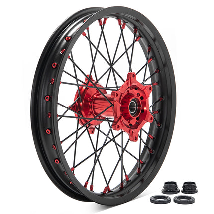 21" / 17" Front 18" / 19" / 17" Rear Spoked Wheel Set for Honda CR125 CR250 2002-2007 / CRF250R 2004-2013 / CRF450R 2002-2012 / Surron Storm Bee