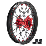 21''X1.6'' Front 18''X2.15'' Rear Spoked Wheel Set for Surron Storm Bee / Honda CR 125 250 02-07 / CRF 250R 04-13 / CRF 450R 02-12