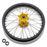 Aluminum Spoked Front & Rear Wheel Rim Hub Sets For Sur-ron Ultra Bee