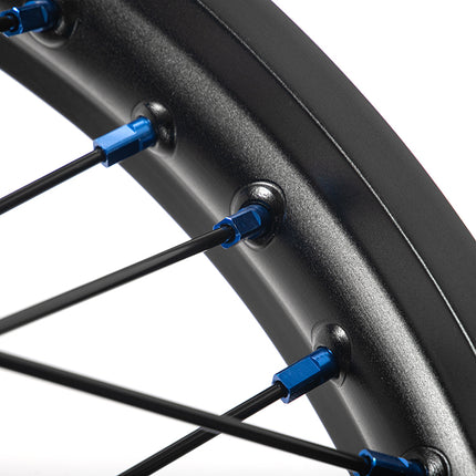 21×1.6 Front & 19×2.15 Rear Spoked Wheel Rim Hub Set for Yamaha YZ125 / YZ250 2007-2025