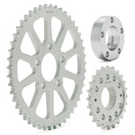 For Harley Davidson Softail FL FX 2000-2006 Chain Drive Transmission Sprocket Conversion Kit