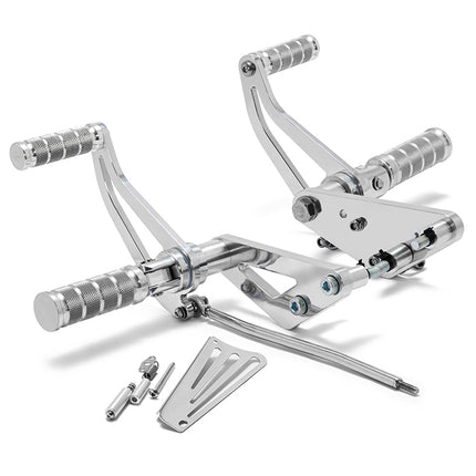 4 Inches Aluminum Forward Controls for Yamaha XVS1100 / Drag Star 1100 / V Star 1100 1999-2009