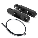 For Kawasaki Z1000 2007 6-9 Inch Swingarm Extensions Brake Line Chain Remover Kit