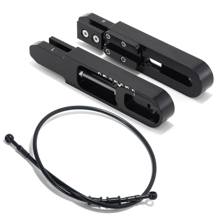 For Suzuki DRZ400SM 2005-2024 6-9 Inch Swingarm Extensions Brake Line Chain Remover Kit