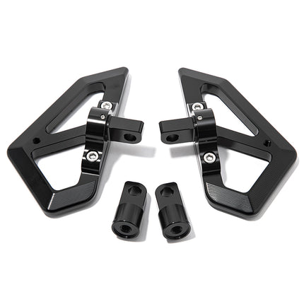 For Harley-Davidson Touring Road King Special FLHRXS 17-24 / Street Glide Special FLHXS 17-23 / Road Glide FLTRX 15-27 Adjustable Foot Pegs Set with Offset Brackets