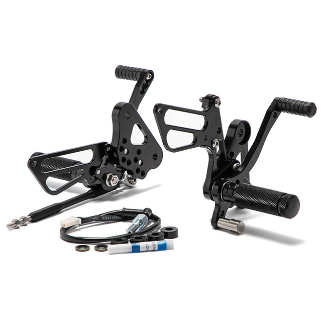 Adjustable Rearsets for Suzuki GSX1300R / Hayabusa Drag-style 1999-2014