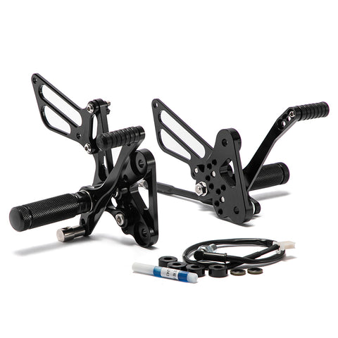 Adjustable Rearsets for Suzuki GSX 1300R / Hayabusa Drag-style 1999-2014
