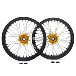 Aluminum Spoked Front & Rear Wheel Rim Hub Sets For Sur-ron Ultra Bee