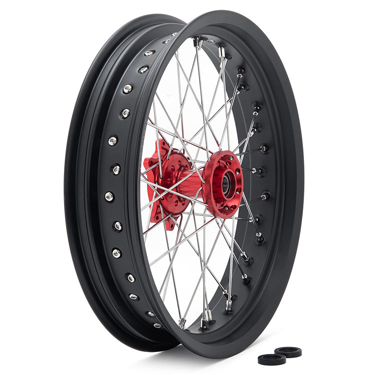 Hub For Rim Aluminum Spoked Front & Rear Wheel Rim Hub Sets For Sur-ron Ultra Bee ...