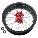 Aluminum Spoked Front & Rear Wheel Rim Hub Sets For Sur-ron Ultra Bee