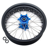 Aluminum Spoked Front & Rear Wheel Rim Hub Sets For Sur-ron Ultra Bee