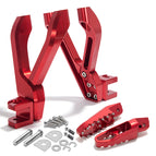 Footpegs & Mount Brackets / Red