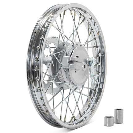 For Honda CRF100F 2004-2013 / XR100R 1985-2004 Aluminum Rear Spoke Wheel With Brakes & Sprocket