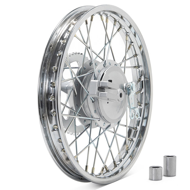 For Honda CRF100F 2004-2013 / XR100R 1985-2004 Aluminum Rear Spoke Wheel With Brakes & Sprocket