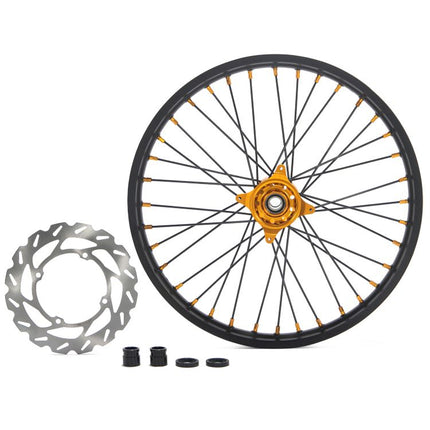 Aluminum 21" Front 18" Rear Wheel Rim Hub Rotor Set for Suzuki RMZ250 2007-2021 / RMZ450 2005-2017