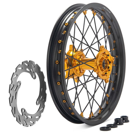 Aluminum 21" Front 18" Rear Wheel Rim Hub Rotor Set for Suzuki RMZ250 2007-2021 / RMZ450 2005-2017