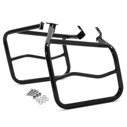 Black Motorcycle Side Saddlebag Bracket for Apollo RFN / Beta Explorer