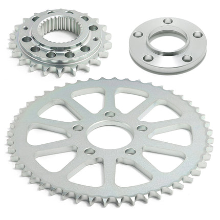 For Harley Davidson Sportster 1991-Up Chain Drive Transmission Sprocket Conversion Kit