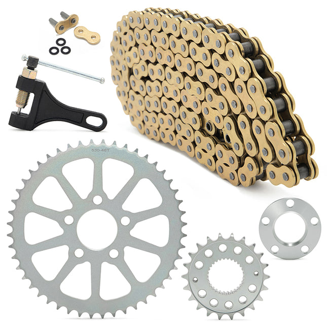 For Harley Davidson Sportster 1991-Up Chain Drive Transmission Sprocket Conversion Kit