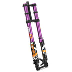 Purple/Front Fork Suspension