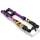 Purple/Front Fork Suspension