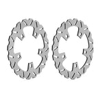 2pcs Wave Matt Front Rotors