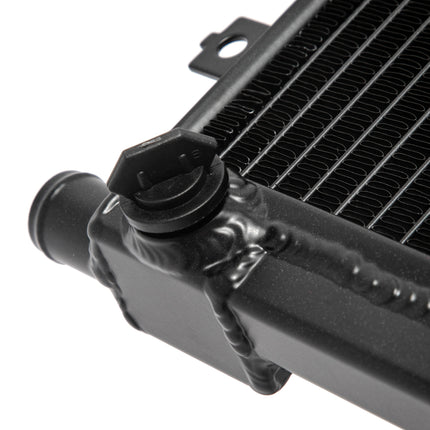 For Honda CBR400 NC23 1988-1989 Classic Supersport Black Aluminum Engine Radiator